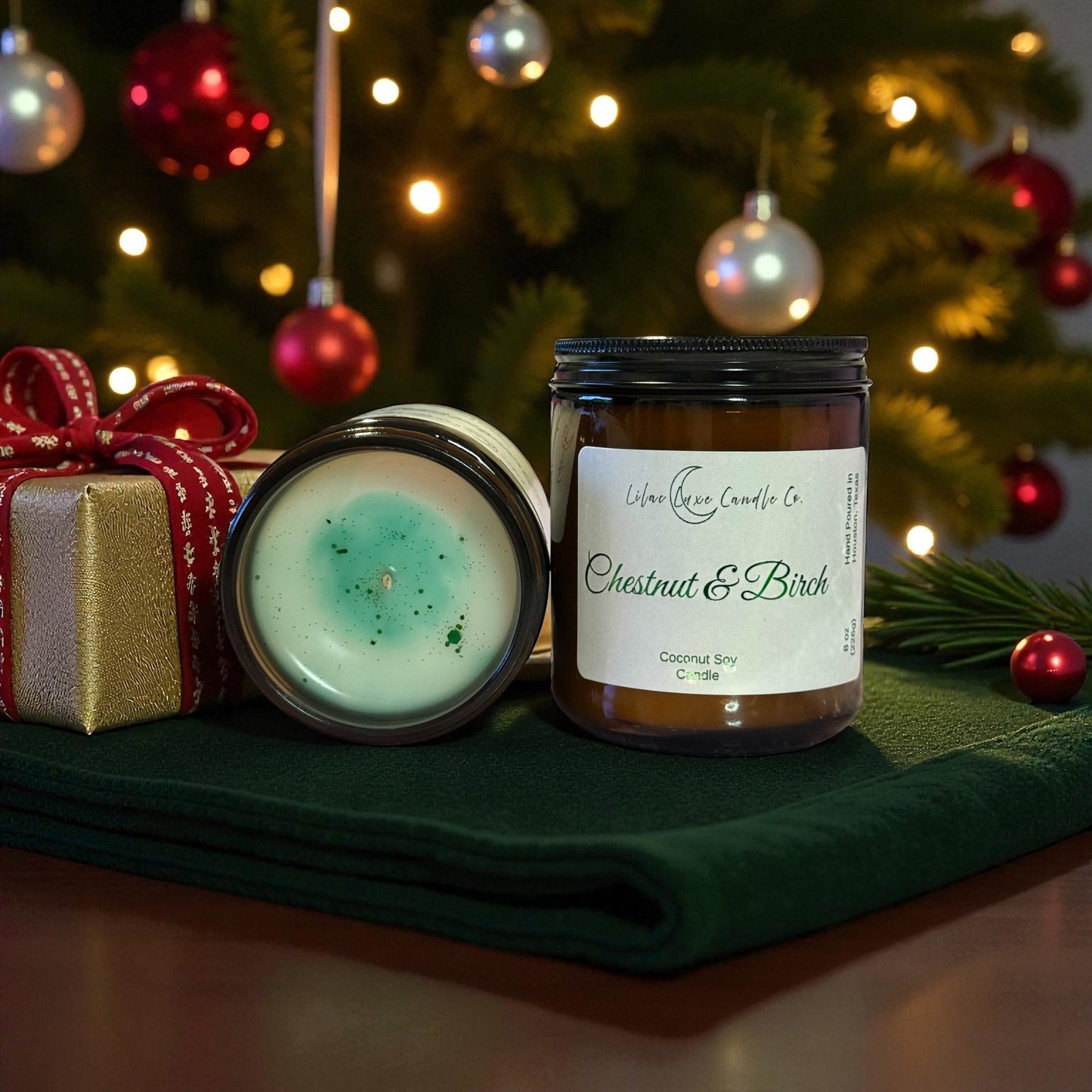 Chestnuts and Birch Candle