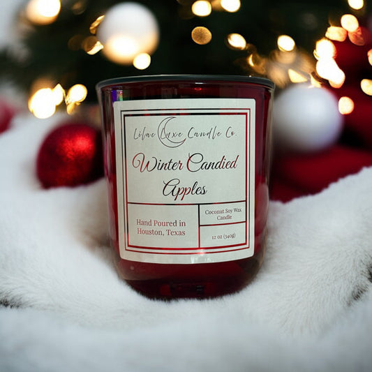 Winter Candied Apples Candle
