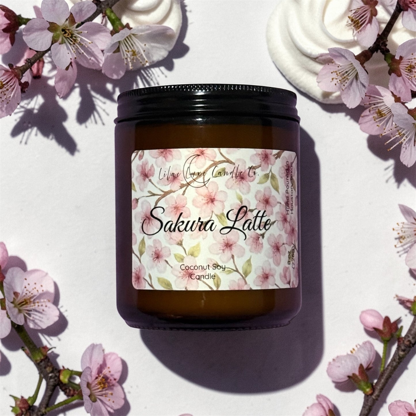 Sakura Latte Candle